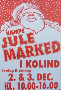 Plakat over julemarked 2017